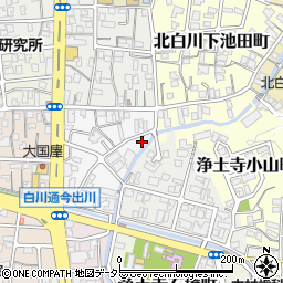 京都府京都市左京区北白川東久保田町60周辺の地図