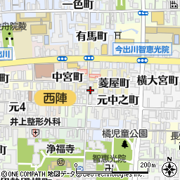 京都府京都市上京区竪亀屋町265周辺の地図