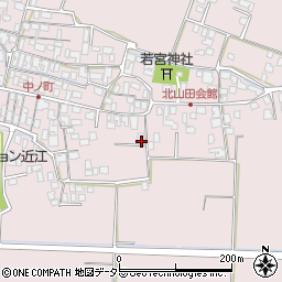 滋賀県草津市北山田町586-6周辺の地図