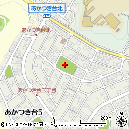 あかつき台7号公園周辺の地図