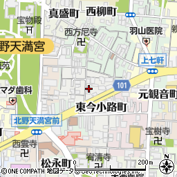 京都府京都市上京区東今小路町744-16周辺の地図