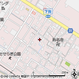 滋賀県栗東市下鈎576周辺の地図