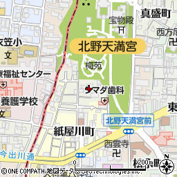 京都府京都市上京区観音寺門前町863周辺の地図