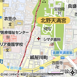 京都府京都市上京区観音寺門前町821-3周辺の地図