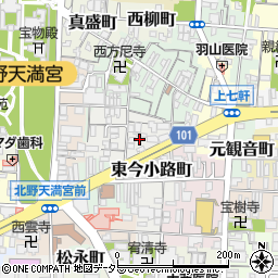 京都府京都市上京区東今小路町744-11周辺の地図