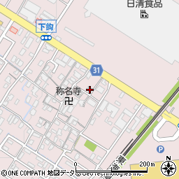滋賀県栗東市下鈎366周辺の地図