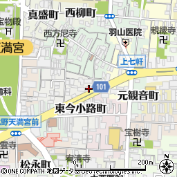 京都府京都市上京区東今小路町744-33周辺の地図