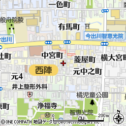 京都府京都市上京区竪亀屋町264周辺の地図