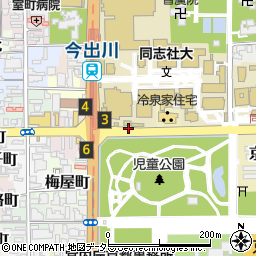 京都府京都市上京区玄武町周辺の地図
