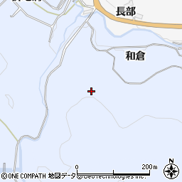 愛知県豊田市田折町和倉周辺の地図