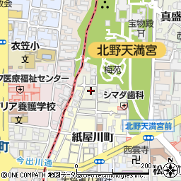 京都府京都市上京区観音寺門前町821-2周辺の地図