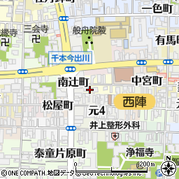 京都府京都市上京区西亀屋町354周辺の地図