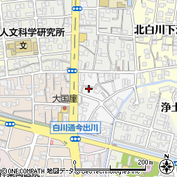 京都府京都市左京区北白川東久保田町19周辺の地図