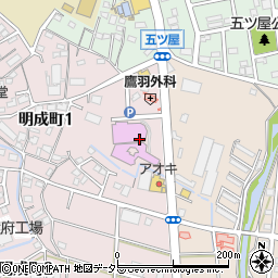 愛三文化会館周辺の地図