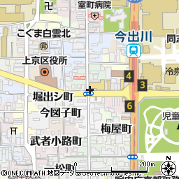 京都府京都市上京区築山南半町250周辺の地図