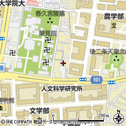 京都府京都市左京区北白川追分町79周辺の地図