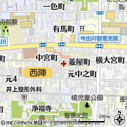 京都府京都市上京区竪亀屋町263周辺の地図