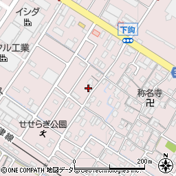 滋賀県栗東市下鈎702-2周辺の地図