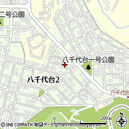 三重県四日市市八千代台周辺の地図