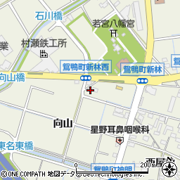 愛知県豊田市鴛鴨町（向山）周辺の地図