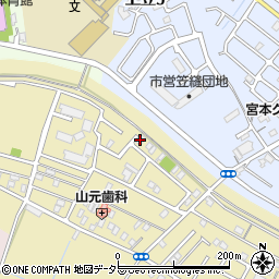 滋賀県草津市木川町1230-22周辺の地図