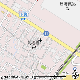 滋賀県栗東市下鈎364周辺の地図