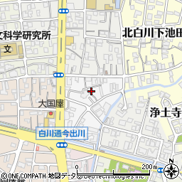 京都府京都市左京区北白川東久保田町55周辺の地図