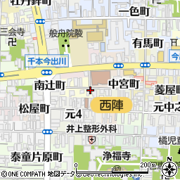 京都府京都市上京区西亀屋町331周辺の地図