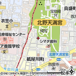 京都府京都市上京区観音寺門前町863-2周辺の地図