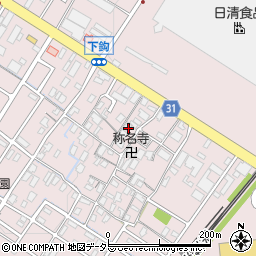 滋賀県栗東市下鈎373周辺の地図