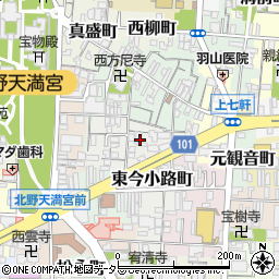 京都府京都市上京区東今小路町744-30周辺の地図
