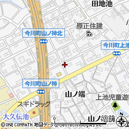 愛知県刈谷市今川町山ノ神159周辺の地図