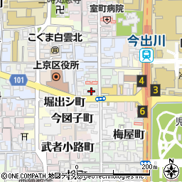 京都府京都市上京区築山南半町247周辺の地図
