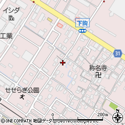 滋賀県栗東市下鈎574周辺の地図
