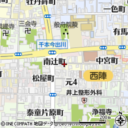 京都府京都市上京区西亀屋町周辺の地図
