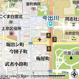 セブンイレブン京都烏丸今出川店周辺の地図