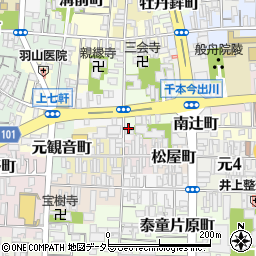 京都府京都市上京区南佐竹町213周辺の地図