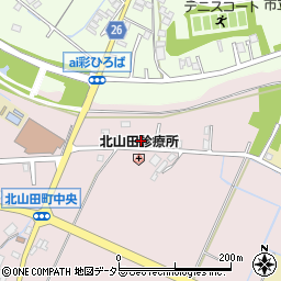 滋賀県草津市北山田町296周辺の地図