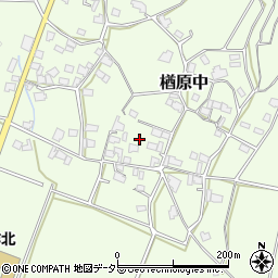 岡山県美作市楢原中487-2周辺の地図