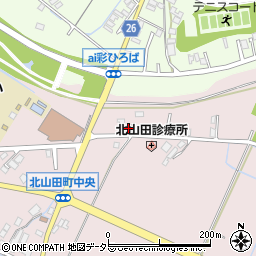 滋賀県草津市北山田町288周辺の地図