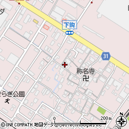 滋賀県栗東市下鈎584周辺の地図