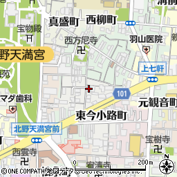 京都府京都市上京区東今小路町744-43周辺の地図