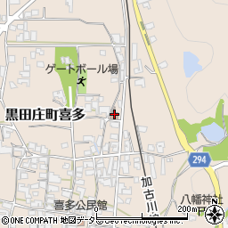 黒田庄郵便局 ＡＴＭ周辺の地図
