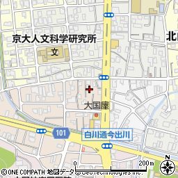 日本基督教団　北白川教会周辺の地図