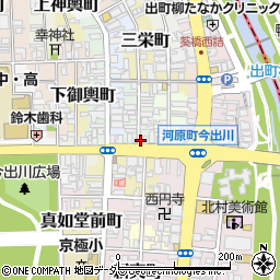 リパーク寺町今出川東駐車場周辺の地図