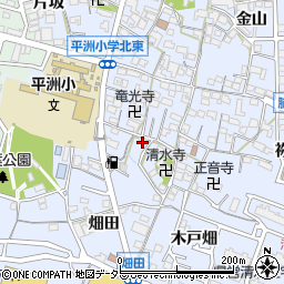 愛知県東海市荒尾町（西川）周辺の地図