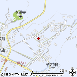 静岡県伊豆の国市浮橋517周辺の地図