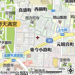 京都府京都市上京区東今小路町744-32周辺の地図
