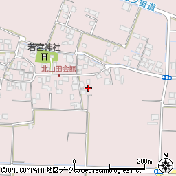 滋賀県草津市北山田町598周辺の地図