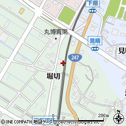 愛知県東海市大田町堀切周辺の地図